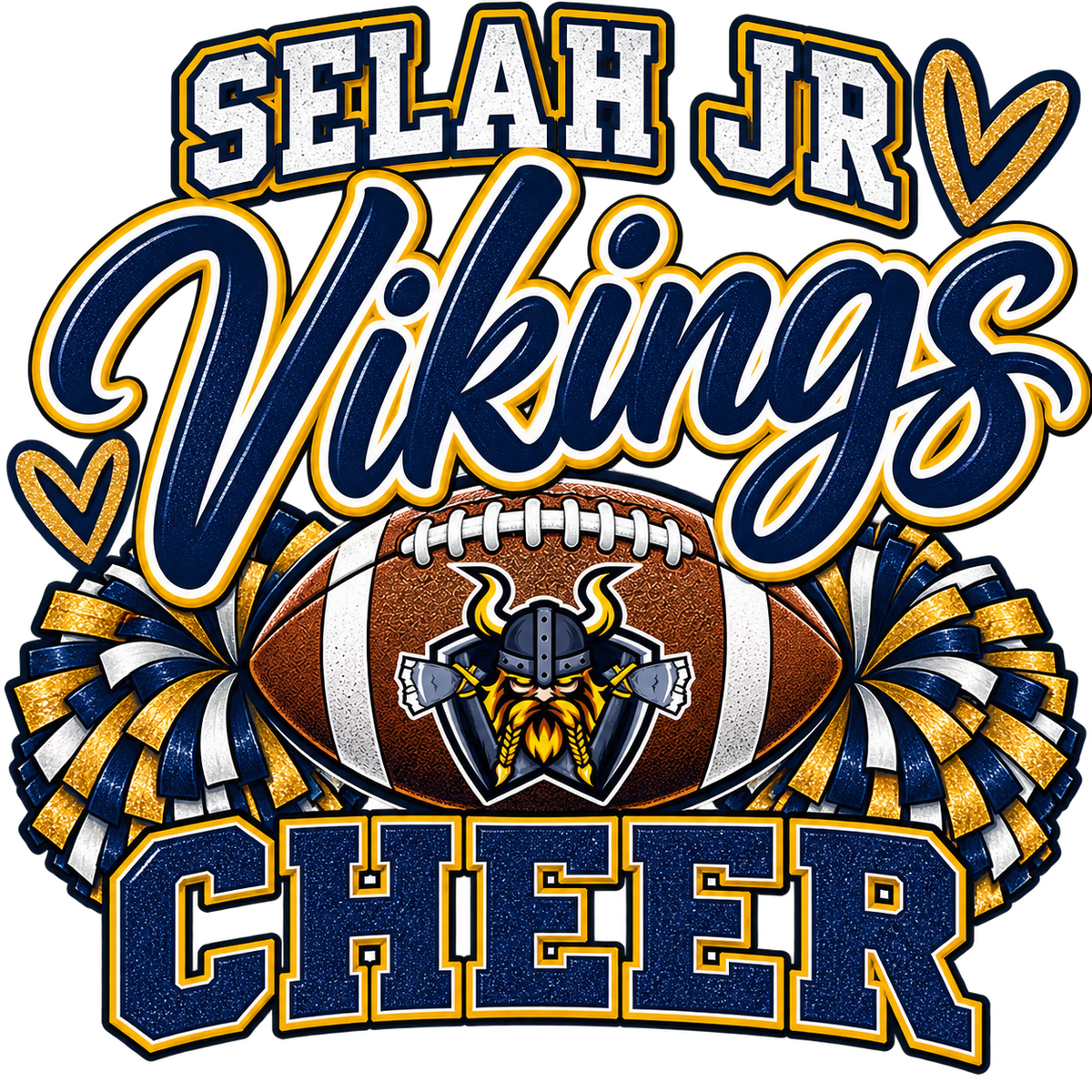 JR VIKINGS CHEER TSHIRT