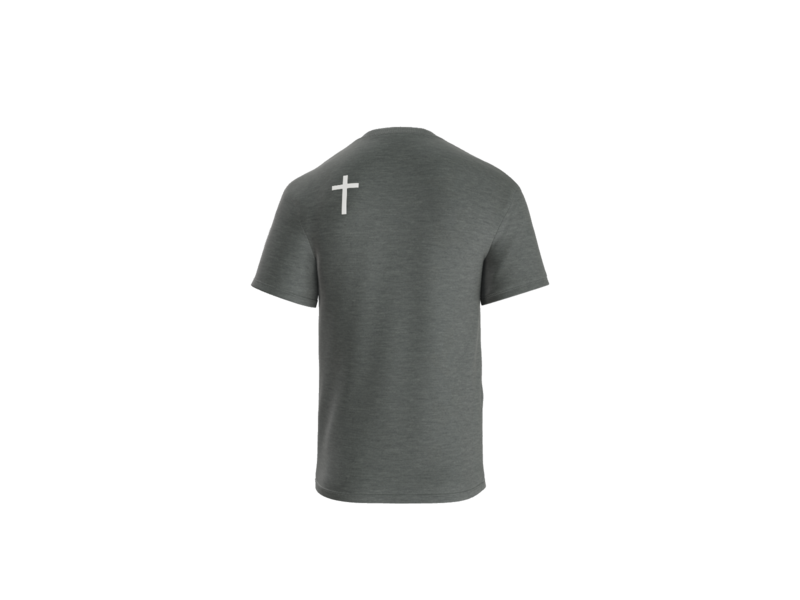 graphite grey Lightning Wrestling tshirt