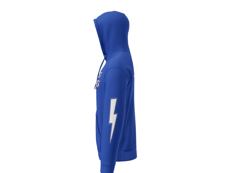 True royal blue hoodie