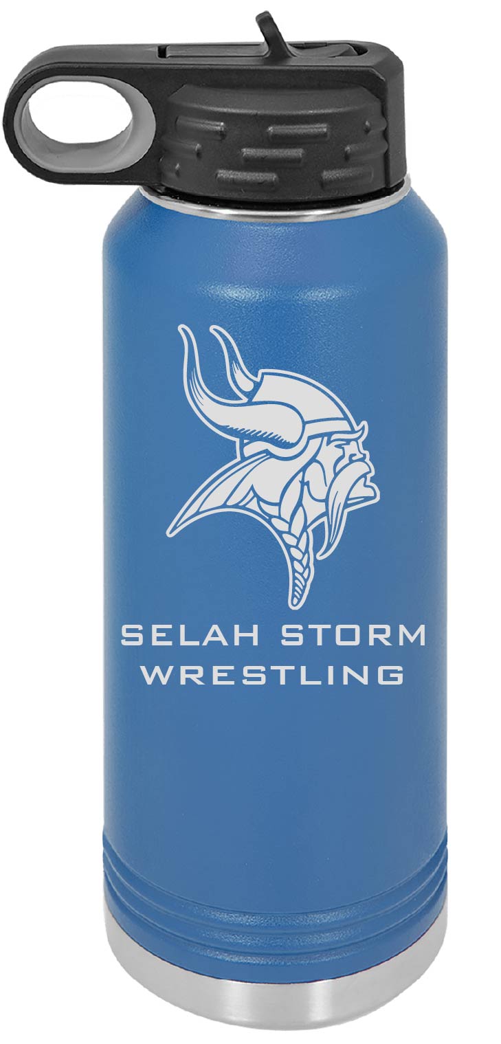 Selah Storm 32oz water bottle with straw