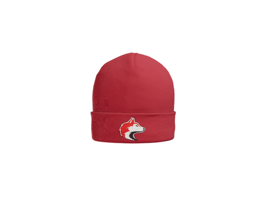 Hoover Huskies fleece lined embroidered beanie