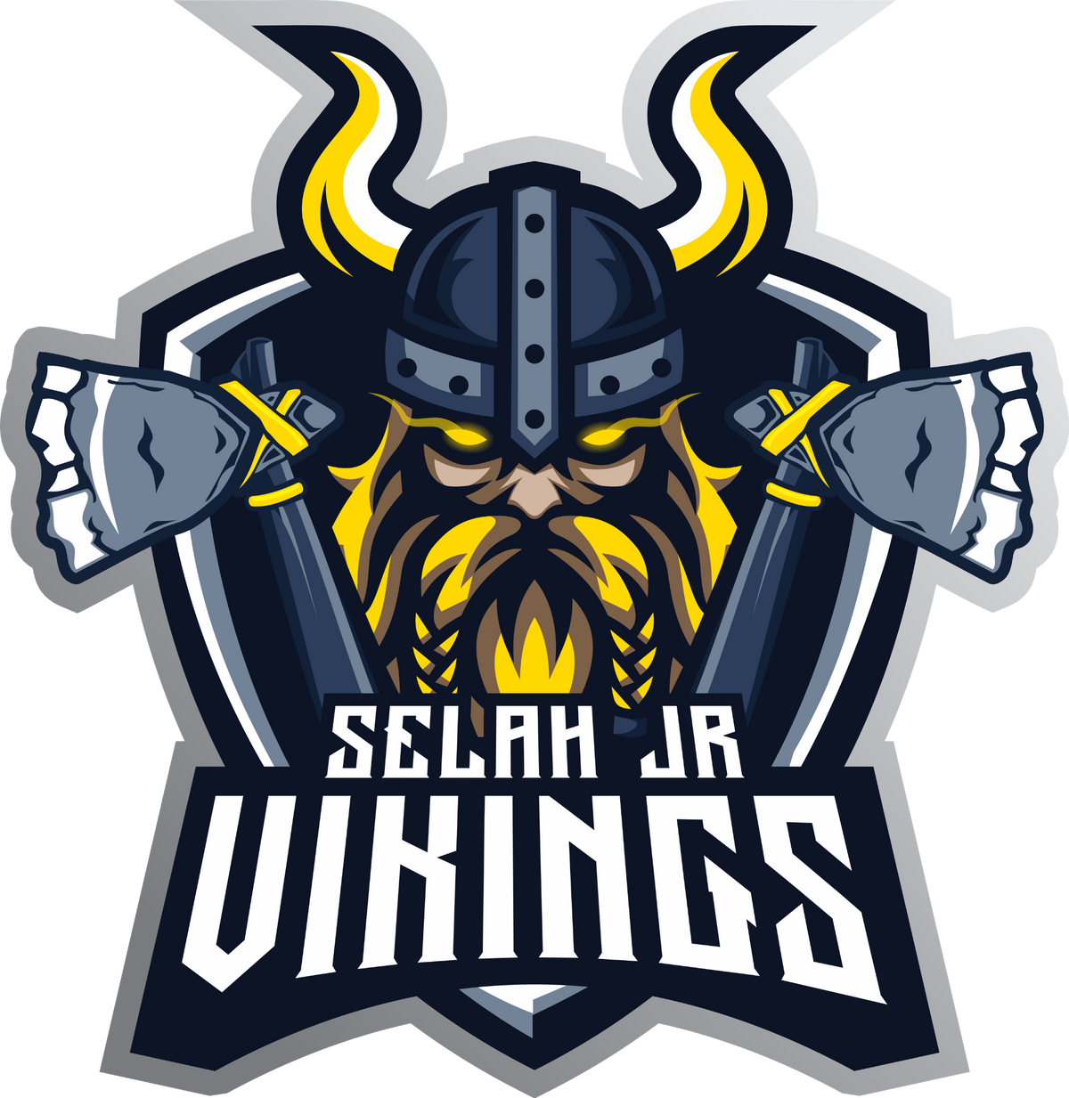 Selah JR VIKINGS Original logo LONG SLEEVE TSHIRT