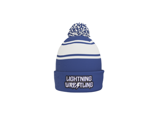 Lightning Wrestling Pom Beanie