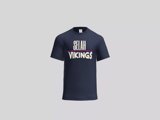 Short sleeve tshirt navy with word logo