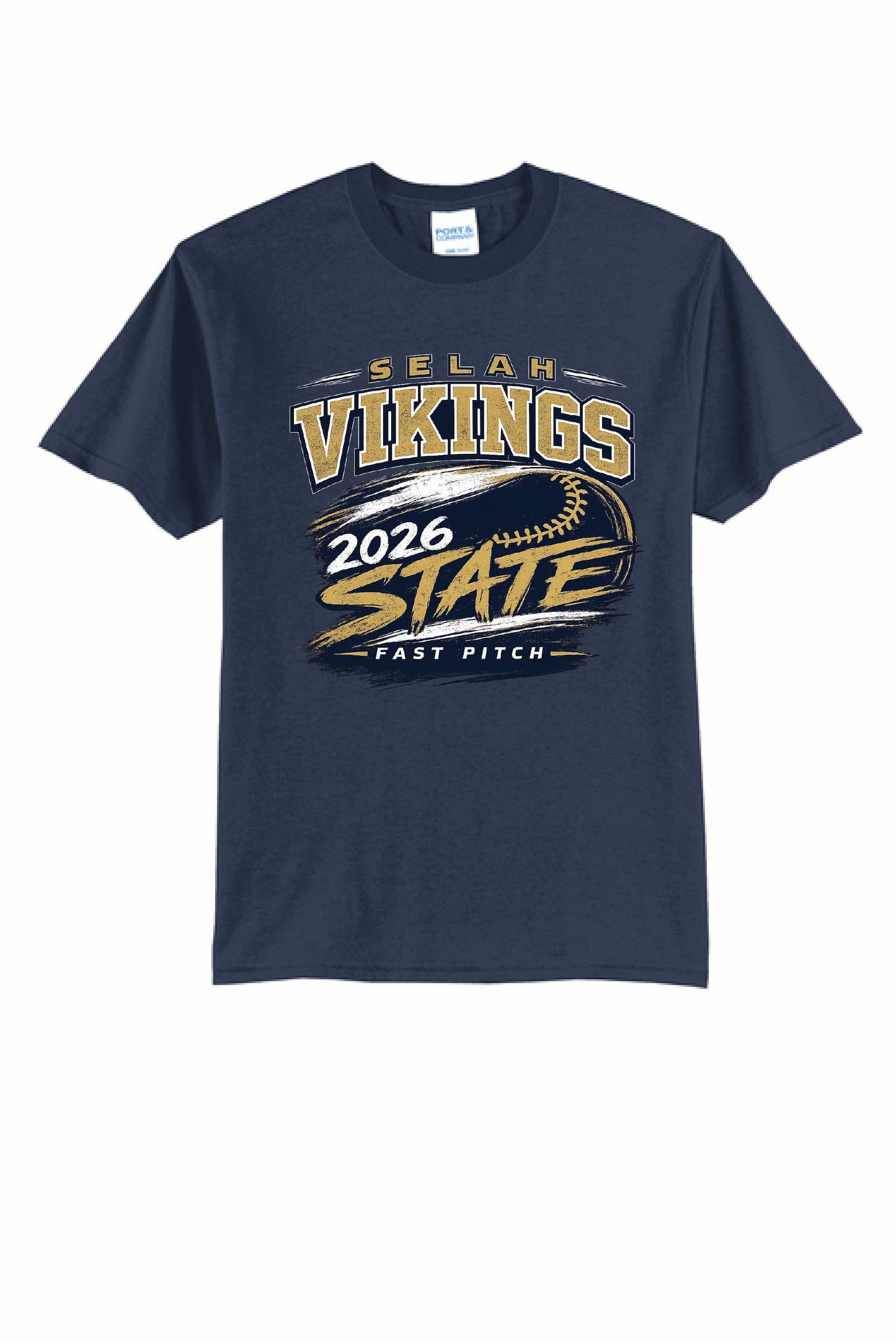 Selah Fastpitch State 2026 Tshirts Navy Blue