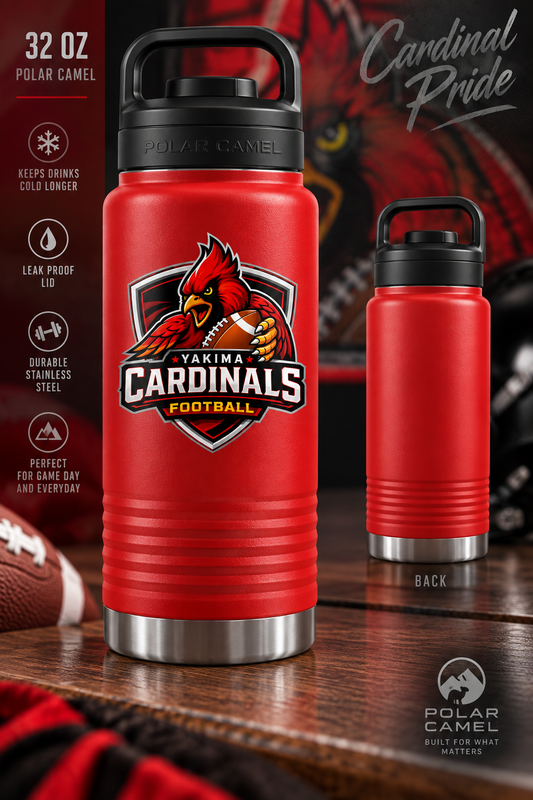 32oz polar camel water bottle RED